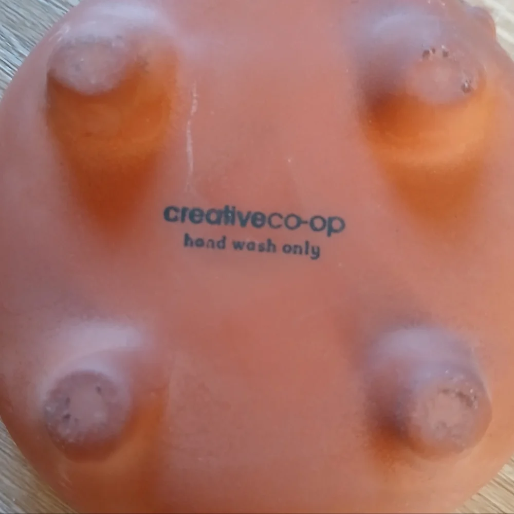 Creative Co-Op Terracotta Red Clay Cochinito Mini Spice Bowl Dish